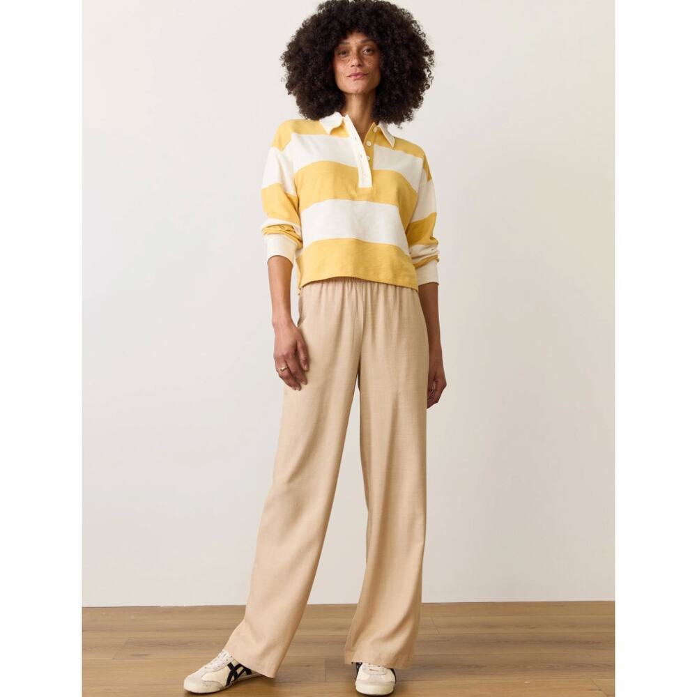 Marine Layer Beige Straight Leg Pants